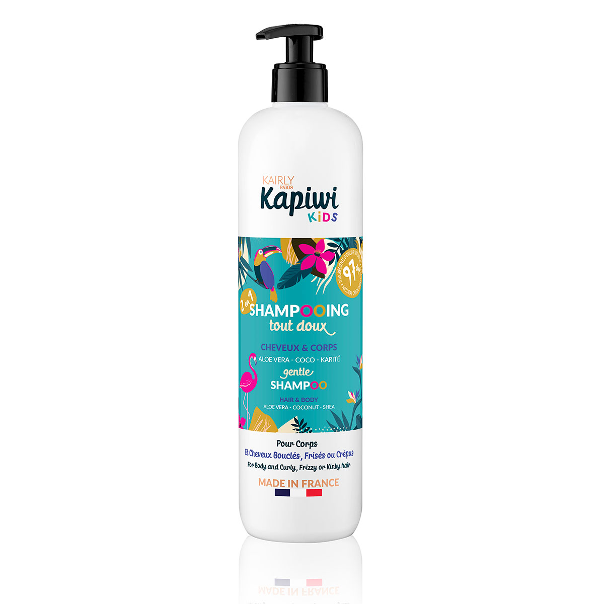 Shampooing tout doux 2-en-1 Cheveux & Corps I KAPIWI