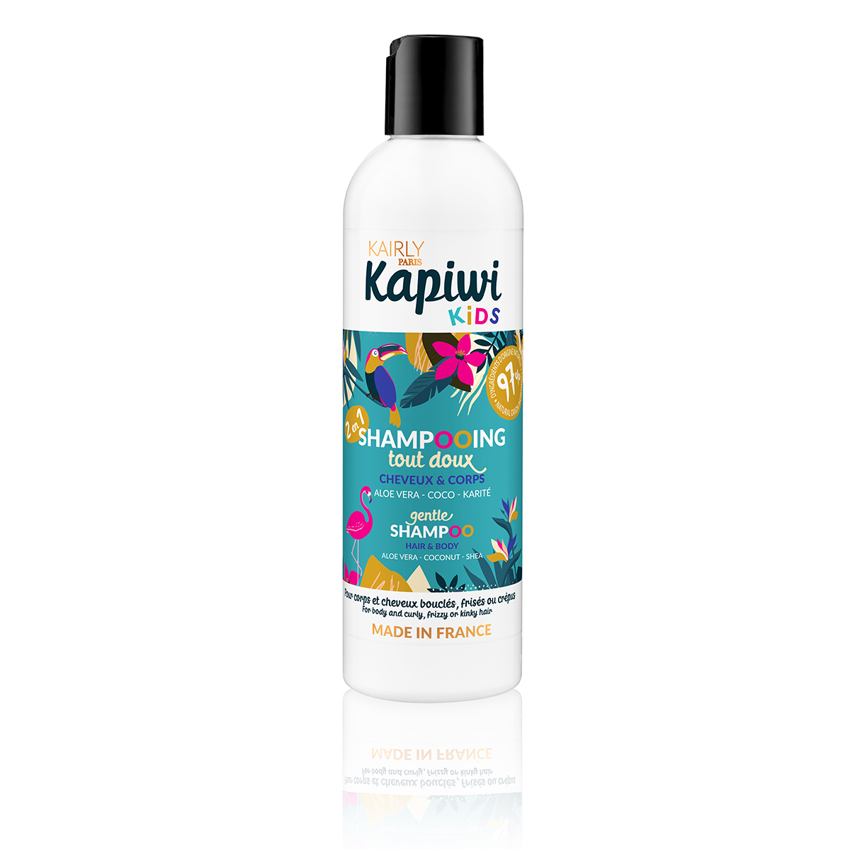 Shampooing tout doux 2-en-1 Cheveux & Corps I KAPIWI