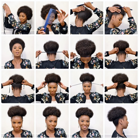 Tuto afro puff